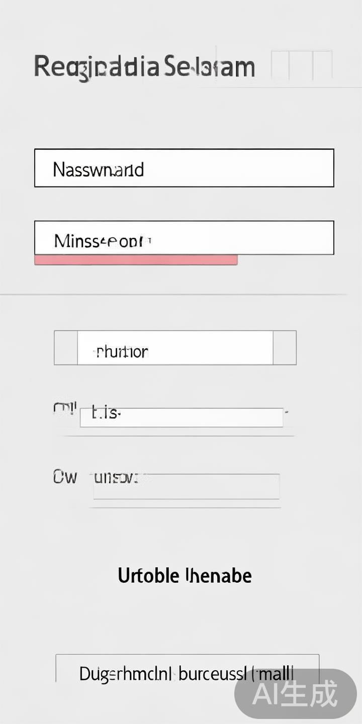 在注册界面，用户需要填写用户名、密码、手机号等个人